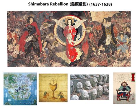 Shimabara'nun kapina: 1637-1638 - Japanin talonpoikien ja kristittyjen kristinuskon vastaiset joukot kohtasivat Tokugawan shogunaatissa.